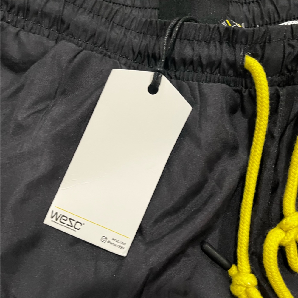 WESC Swim Shorts with Rainbow Stripes - Picture 3 of 6